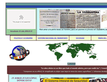 Tablet Screenshot of latitudperiodico.com.ar